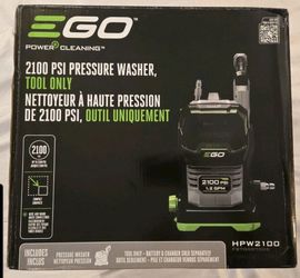 New EGO 2100 psi compact pressure washer 56v battery operated