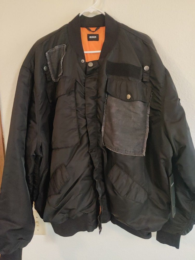 Hudson Jeans Bomber Jacket Size Medium
