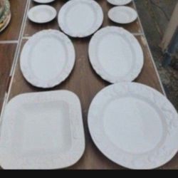 5 Large Made In Italy Platters 