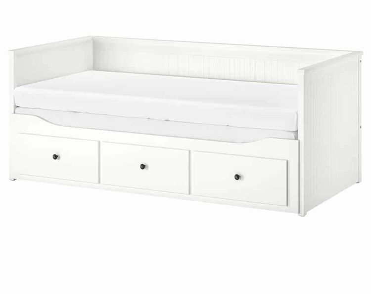 IKEA Hemnes Daybed With Trundle And Drawers - Unassembled. No Mattresses. Used For About 9mos To 1 Year then dis-assembled & stored in garage.