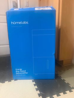 hOmeLabs Dehumidifier 7,000 Sq Ft 50 Pint (MAX 120 Pint at 95°F, 90% RH)