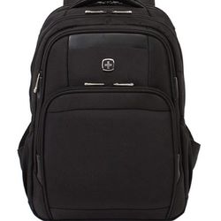 SwissGear ScanSmart Ultra Premium Large Padded Laptop TSA Friendly Backpack - Black
