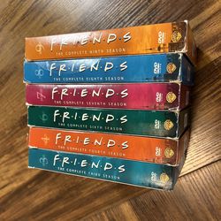 Friends Seasons 3, 4, 6, 7, 8, & 9