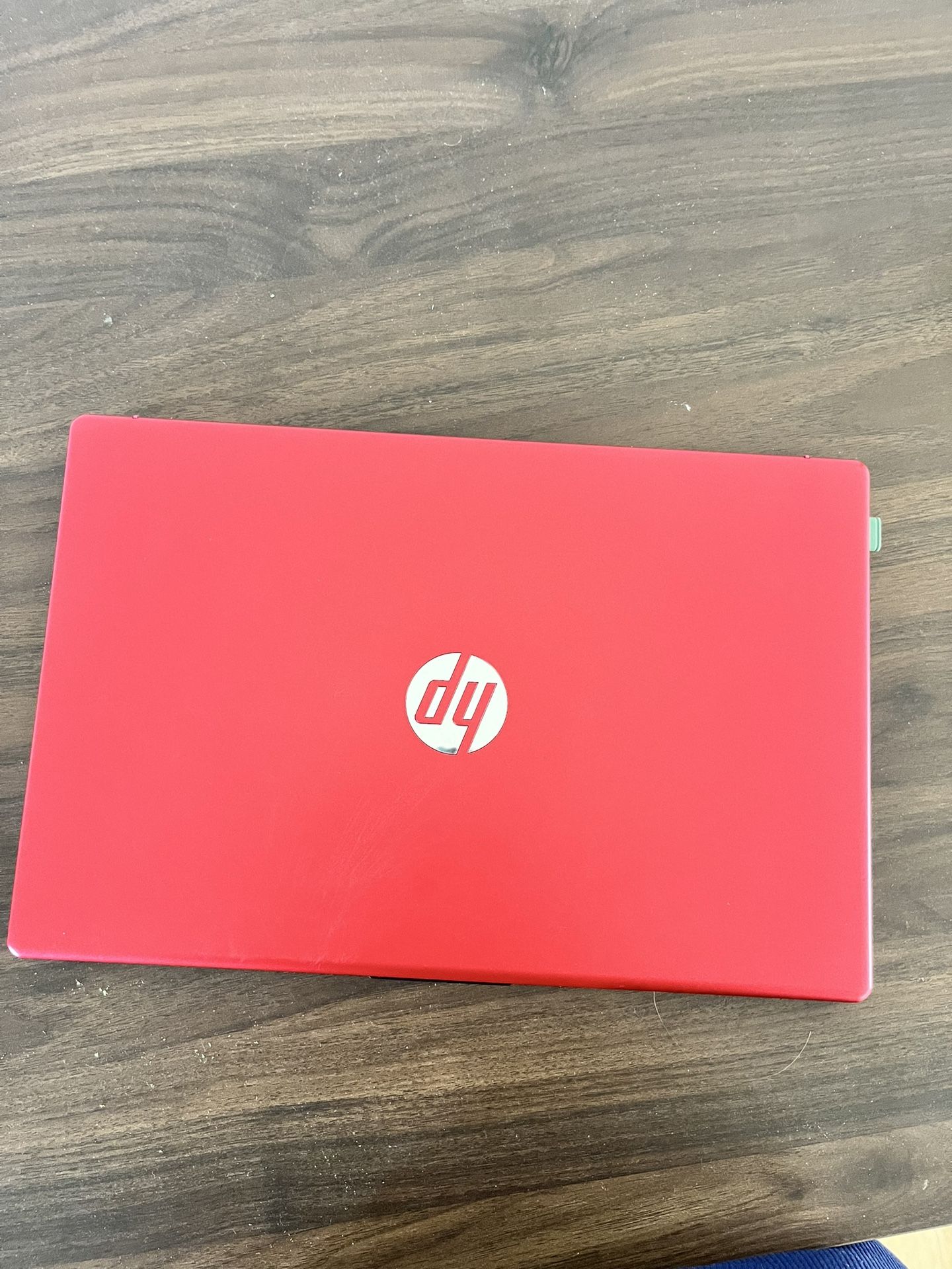 Red HP Laptop