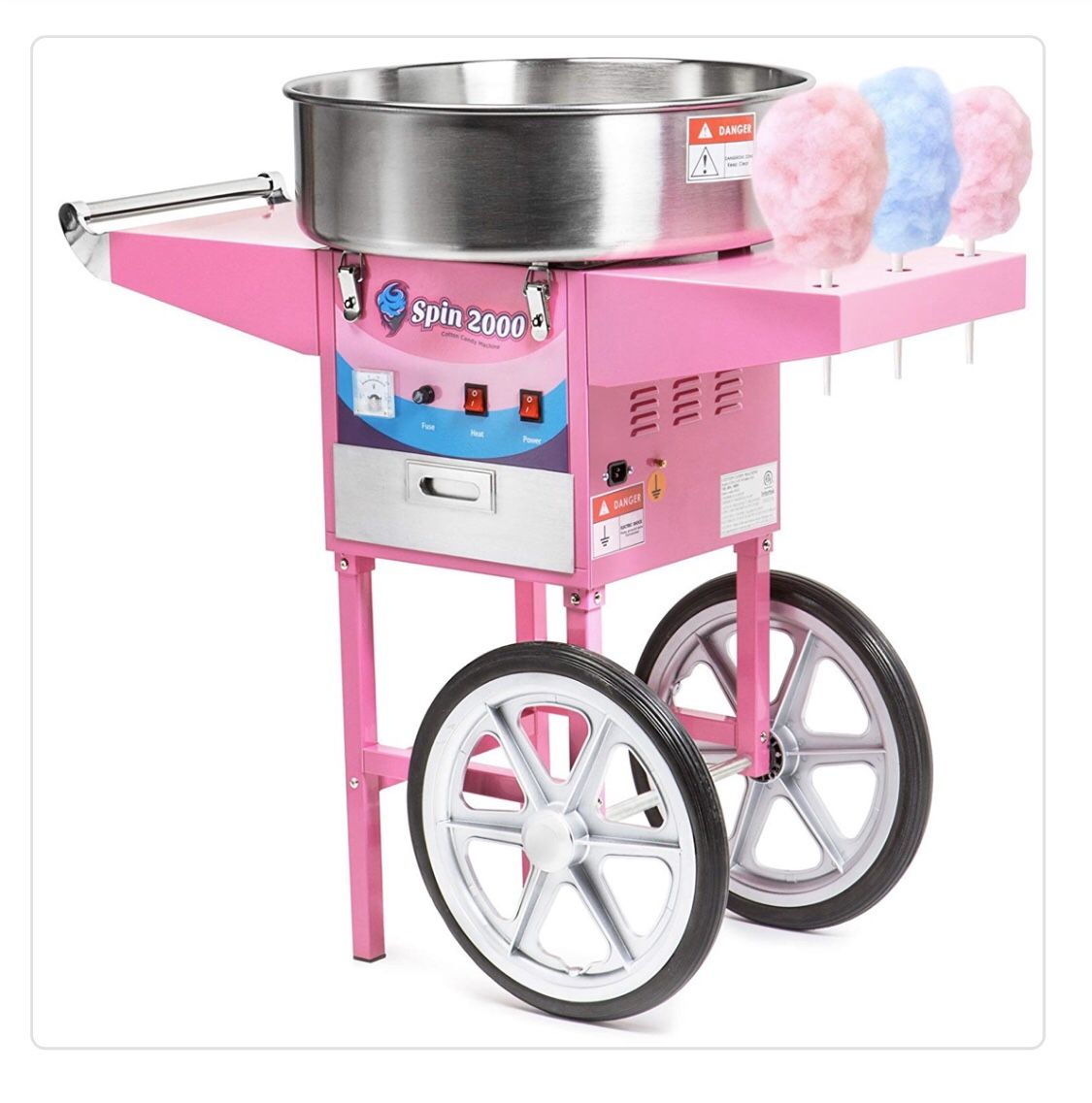Cotton Candy, Sno Cone and Popcorn Carts.