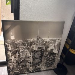 city canvas print