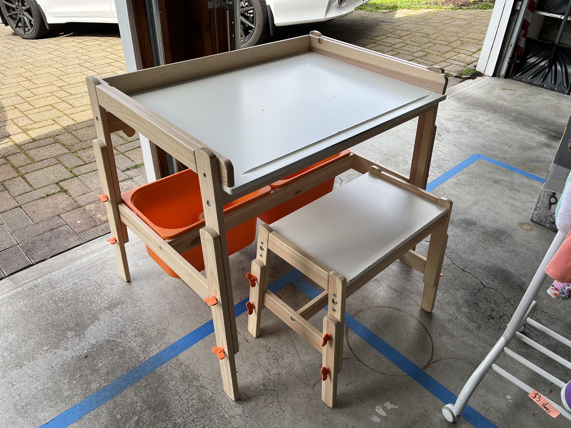 IKEA Flisat Adjustable Children’s Desk And Bench