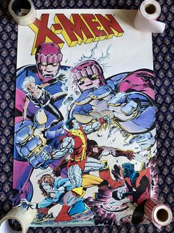 Vintage X-men Poster 1984  Butch Guice 