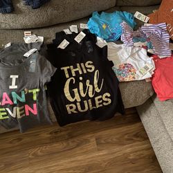 New Children’s Place Girls Shirts (multiple Sizes)