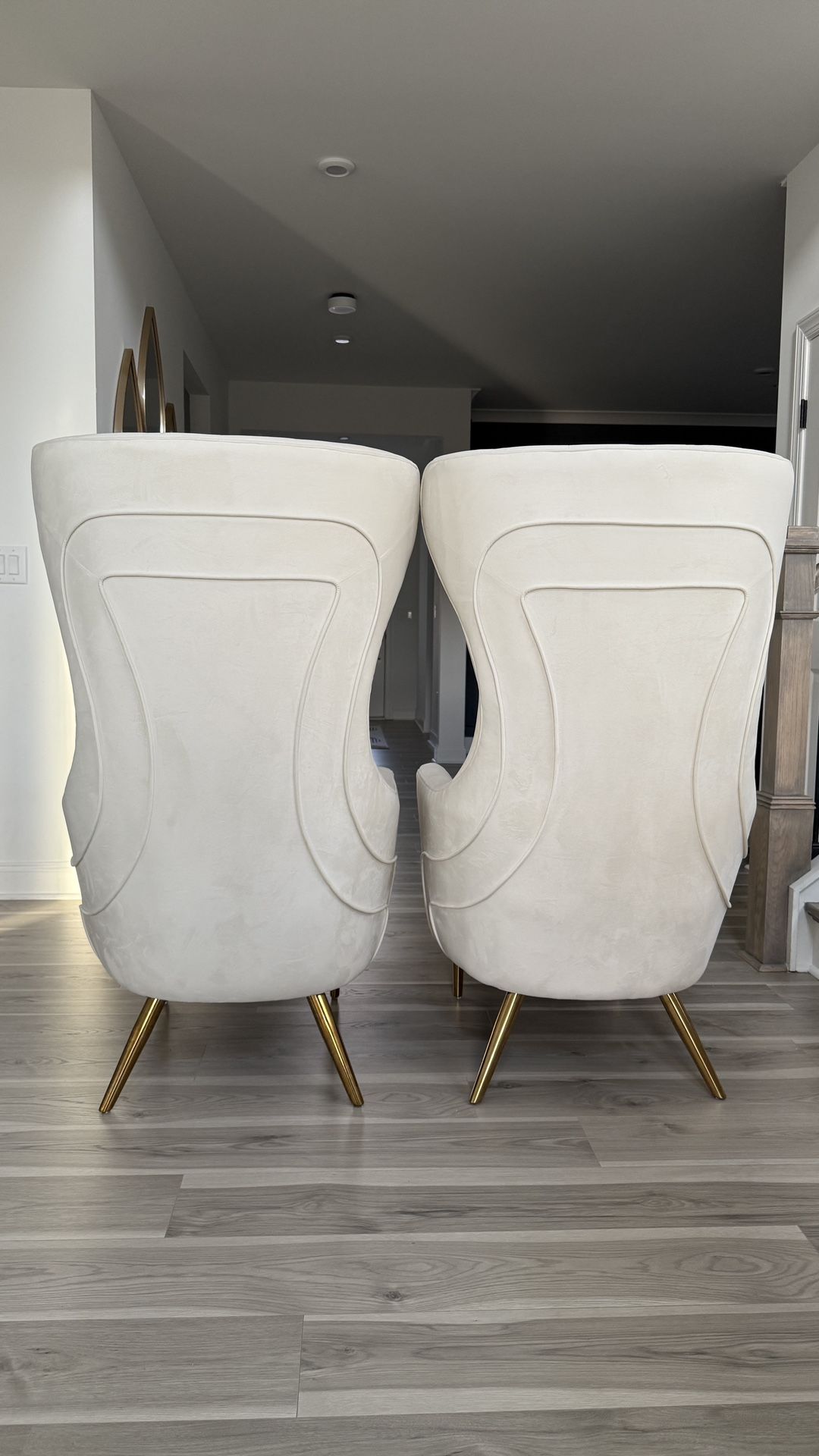 Jezebel Velvet Wingback Chair by Inspire Me!
