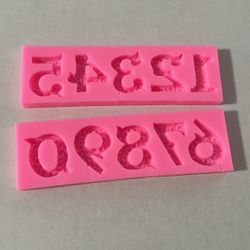 Number Silicone Chocolate Molds 