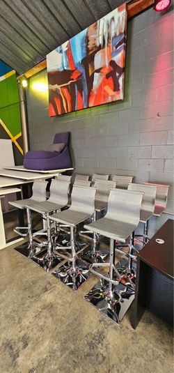 Lumisource Adjustable Height Bar Stools