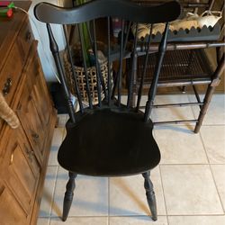 FREE wooden Black Chair