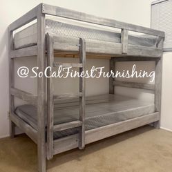 Twin Bunk Bed And Mattress 