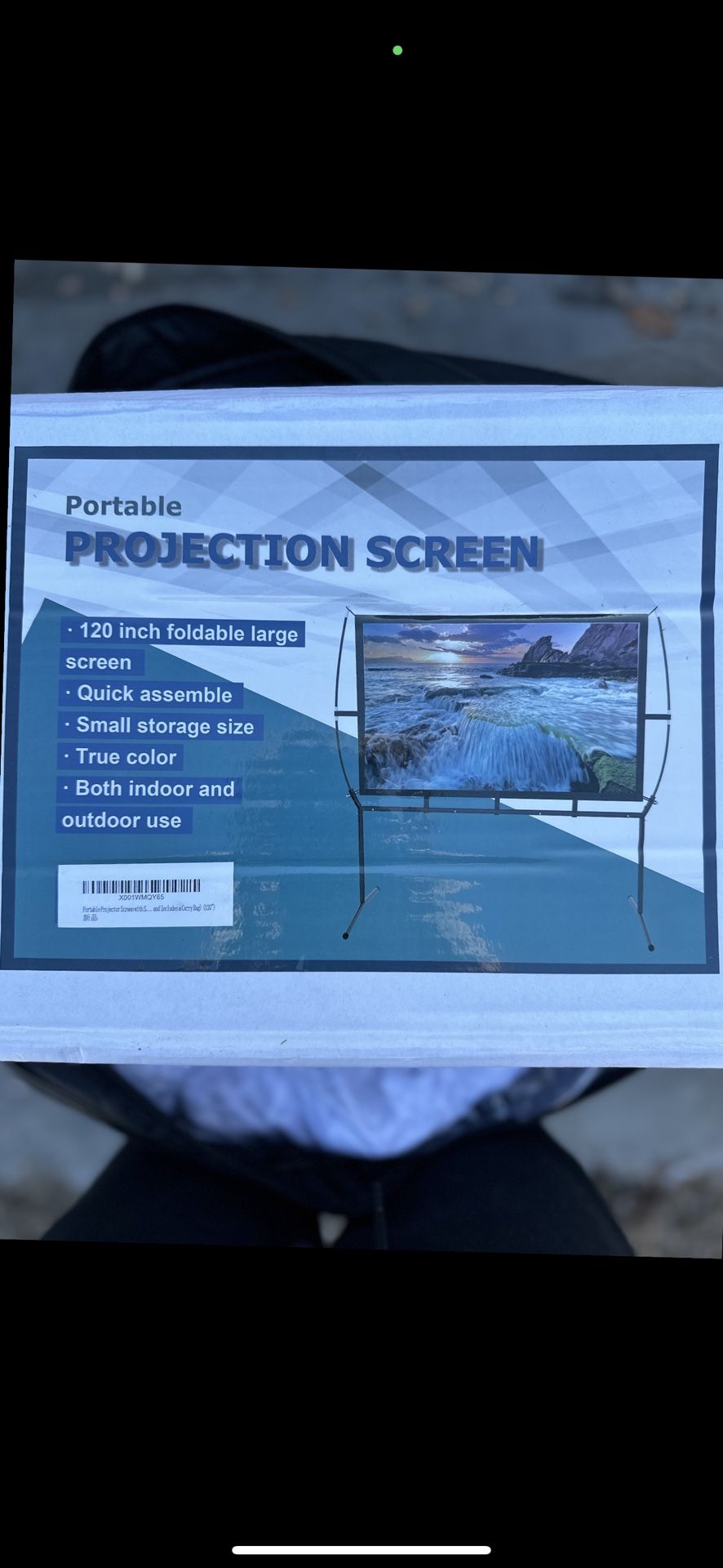 Projector Screen 120 Inch Foldable