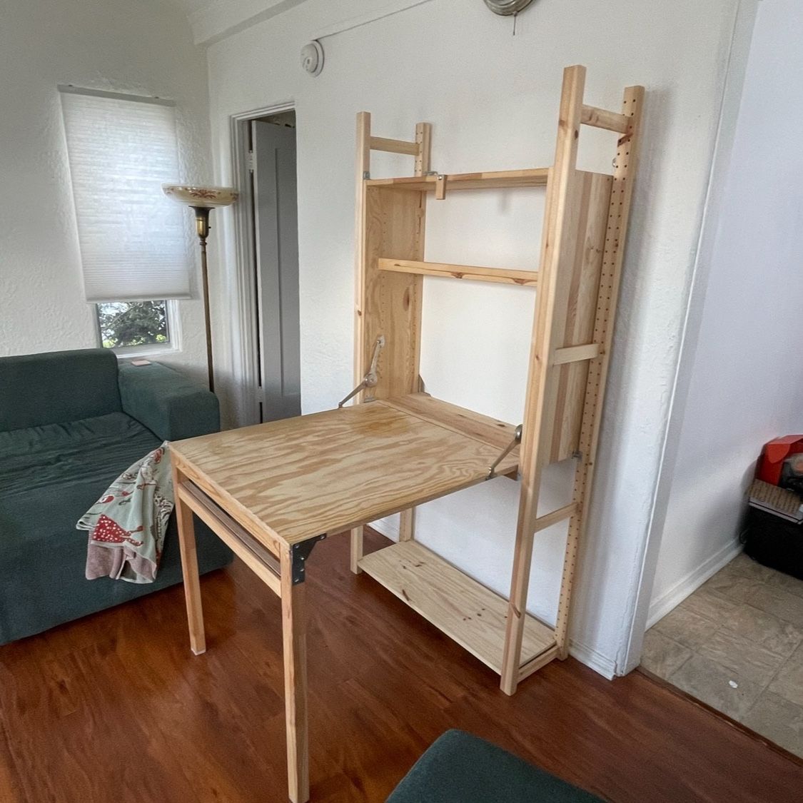 IKEA Ivar Shelf With Folding Desk for Sale in Los Angeles CA OfferUp