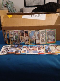 LA Dodgers Vintage Baseball Card Lot