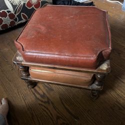 Antique mid-Century Stackable Ottoman