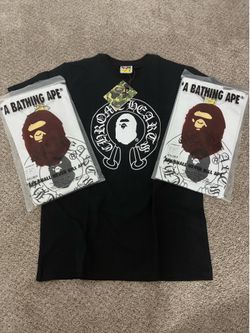 Medium Bape Shirt, chrome hearts.