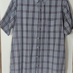 MENS LARGE TALL DAVID TAYLOR DRESS SHIRT 