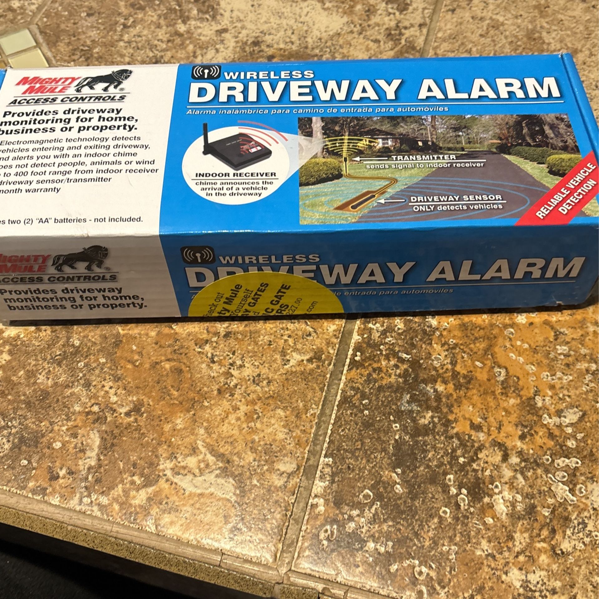 Mighty Mule Driveway Alarm/ New/ Still Sealed for Sale in Buckley, WA