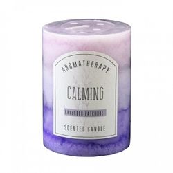 Lavender Patchouli Pillar Candle 3x4