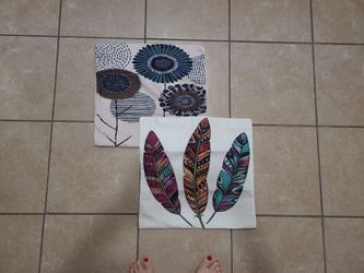 Two Pillow Covers