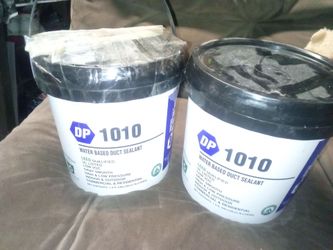 D.P. 1010 water based Duct Sealant 2 buckets brand new retails for $82 before tax set on both buckets for $50