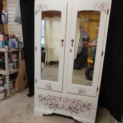 Mirrored Cedar Armoire