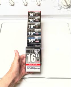 NEW 6-Pack Bell 16" Kids Bike / BMX Size Standard Bicycle Inner Tubes Tube Fits Widths x1.75" - 2.25" bicycles valve valves