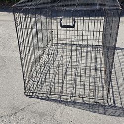 Folding Dog Crate Metal 