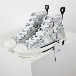 D.ior B23 Oblique High Top Sneakers 4-12