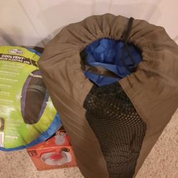 Scouts Sleeping Bag, Sleeping Pad And Outdoor Cooking Utensils