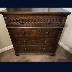 Solid Wooden Antique Dresser