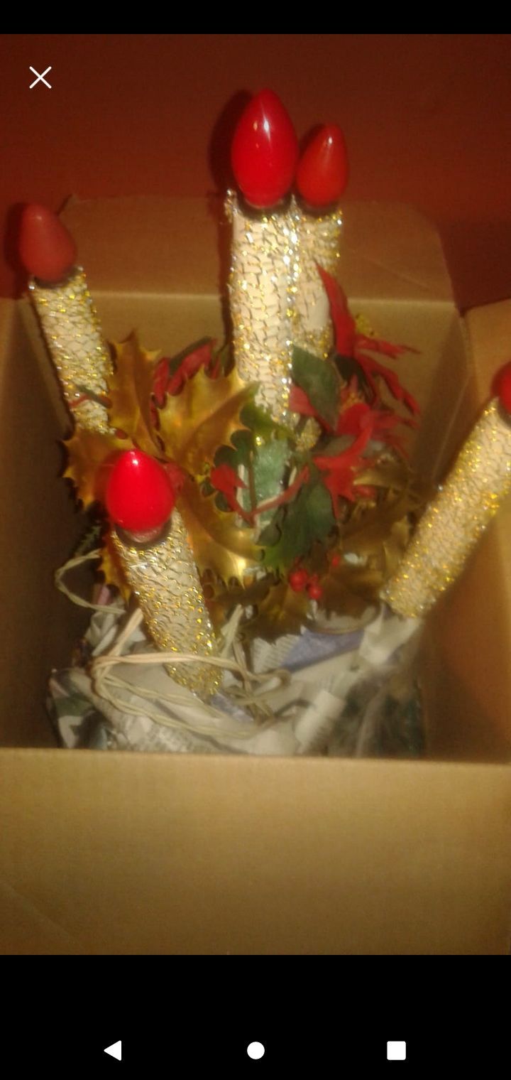 Vintage Electric Candles Decor 