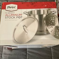 Xmas special!!! 12 Quart Aluminum stock pot 
