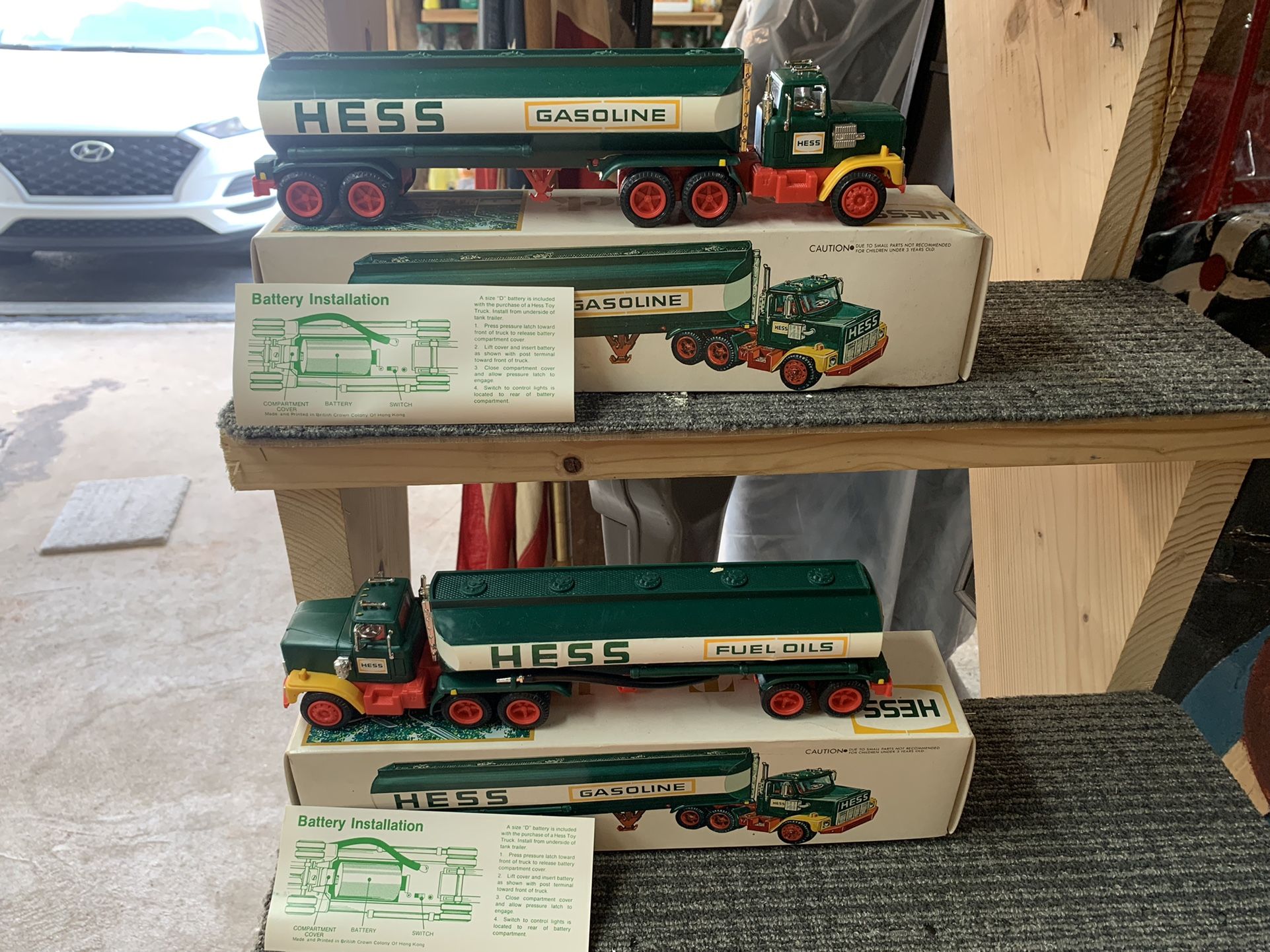 Vintage Hess Trucks