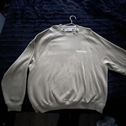Essentials Light Brown Crew neck Xl Sweater