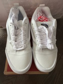 Vans Knu Skool Leather True White $35 6.5 Women