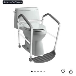 Portable And Adjustable Toilet Frame