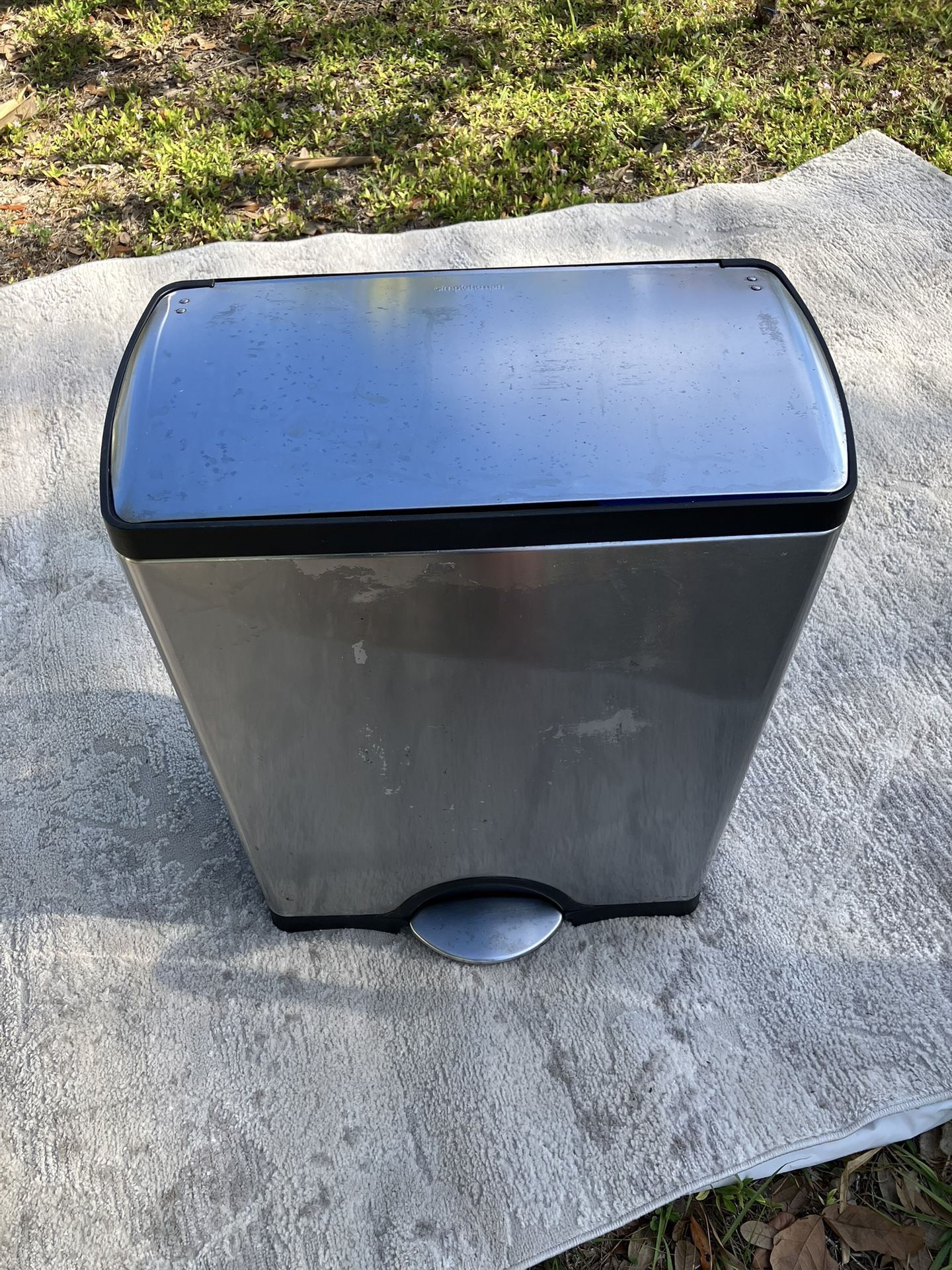 Simple Human 2 Container Step Trash Can