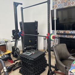 Rack Para Pesas,Placas Para Montar Las Barras,aparato Para Abs Y Barra Para Pull  Ups Para Puerta