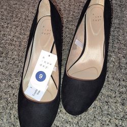Black Wedge Size 9