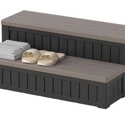 ❤️‍🔥 Plastic Hot Tub Steps with Storage