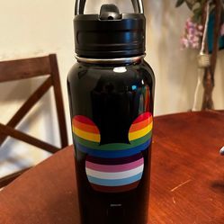 Disney Travel Water Bottle Insulated Pride New 