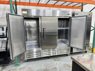 NSF ETL 🧊 NEW Commercial 3 Door Refrigerator
