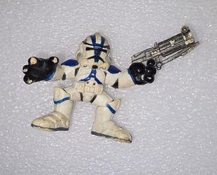 Star Wars Galactic Heroes Blue 501st Clone Trooper Hasbro