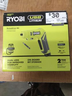 Ryobi Screwdriver Kit