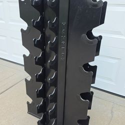 Hampton Vertical 4-Sided Dumbbell Rack 13-Pair Storage