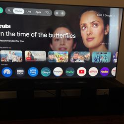 65 in. Tv & Bose sound bar, great condition (sold separately/ discount for pair)